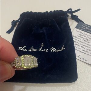 The Danbury Mint Silver Ring with Gemstones size 8